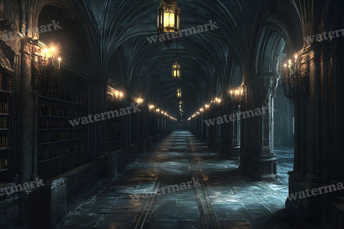 Dark Academia Study Backdrop Images