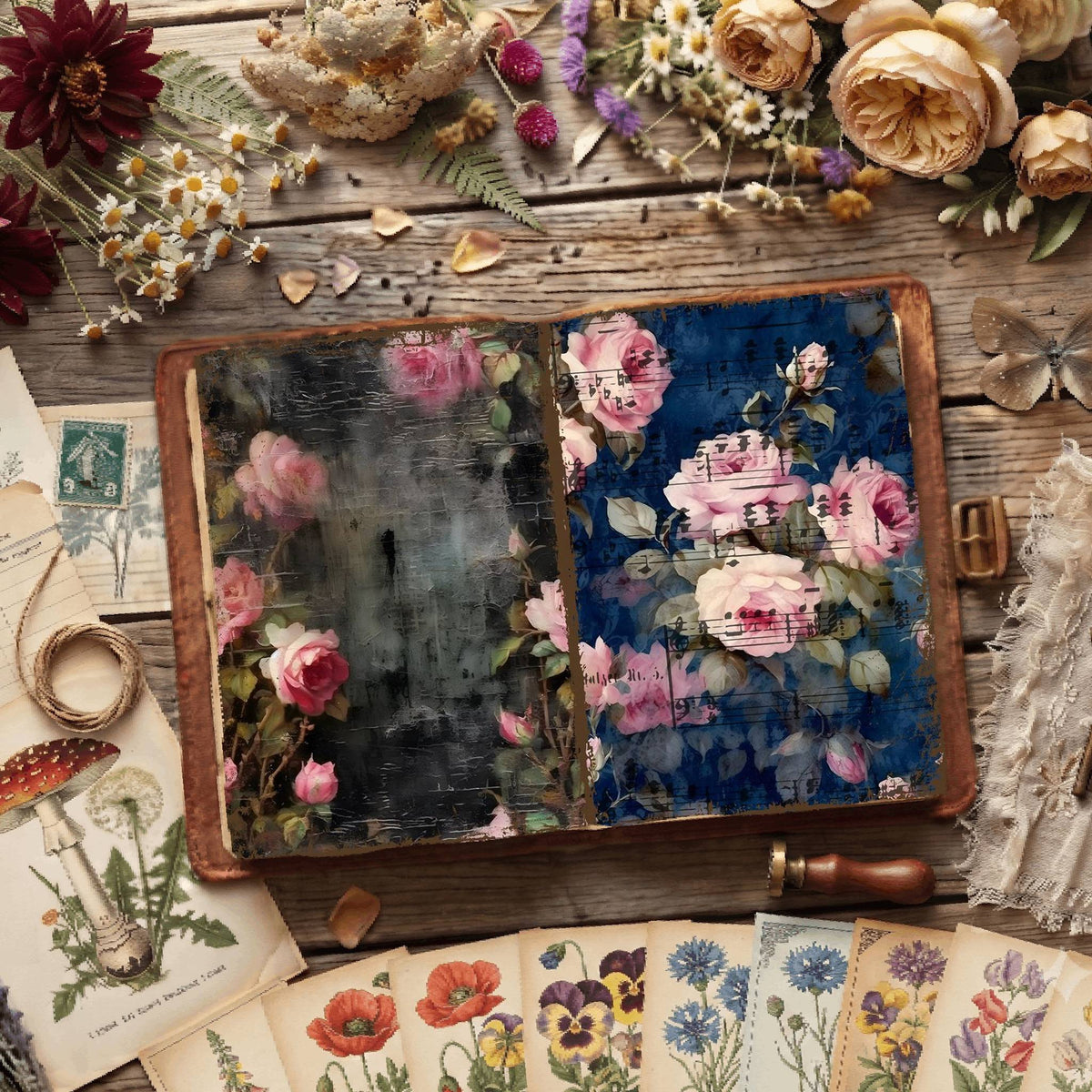 Floral Digital Papers