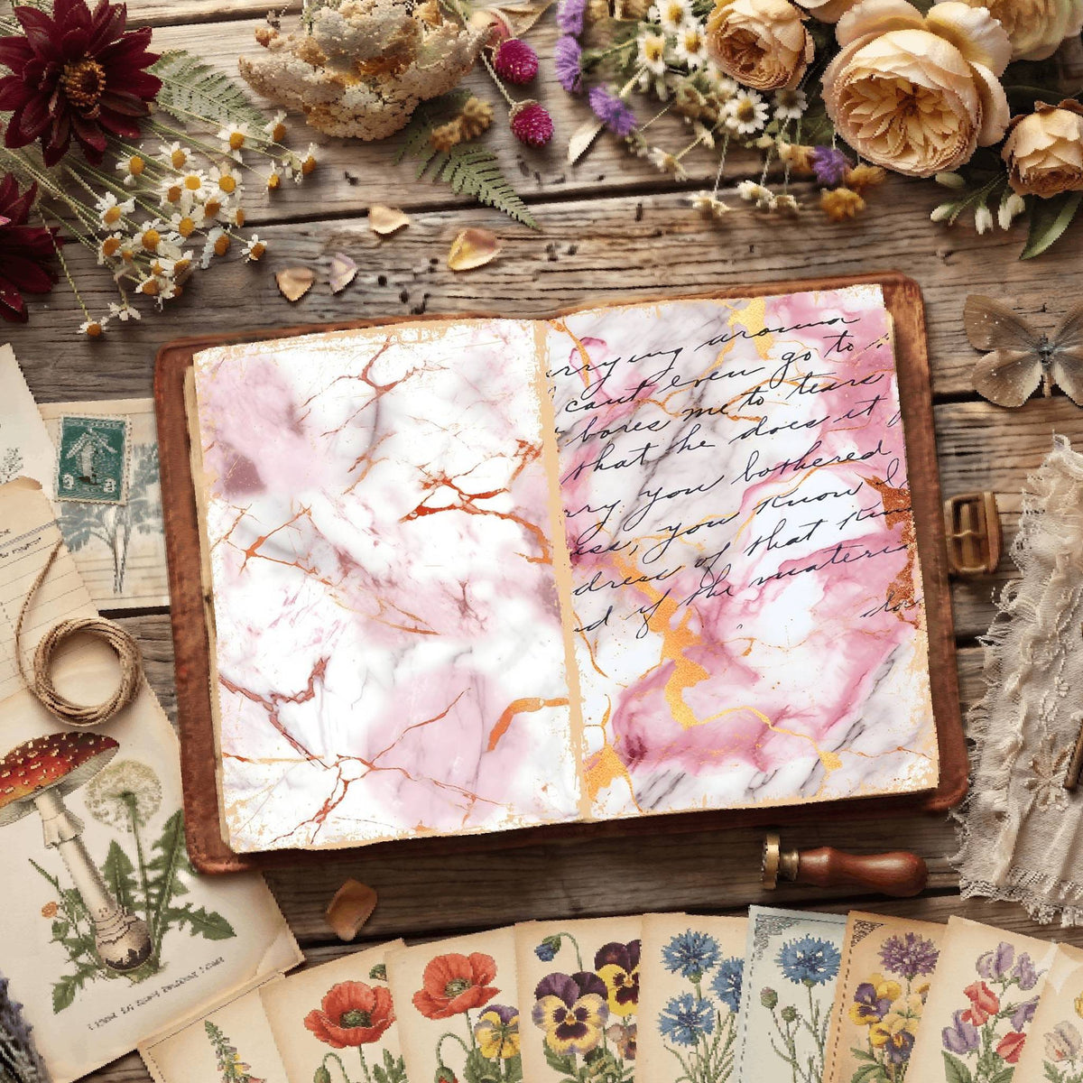 Floral Digital Papers