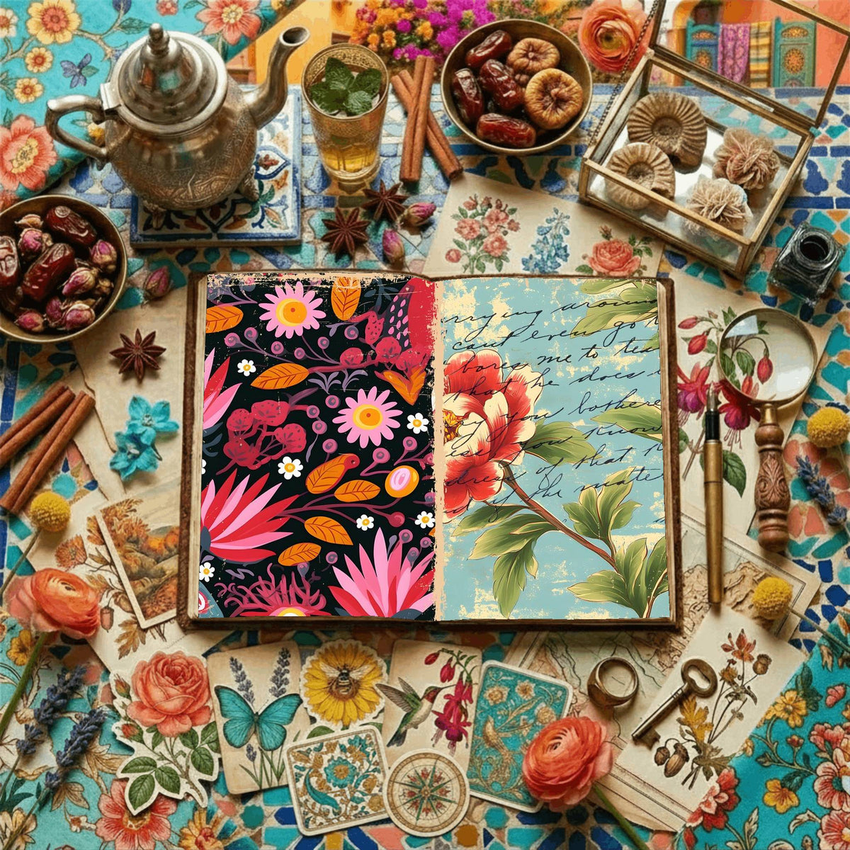 Floral Digital Papers