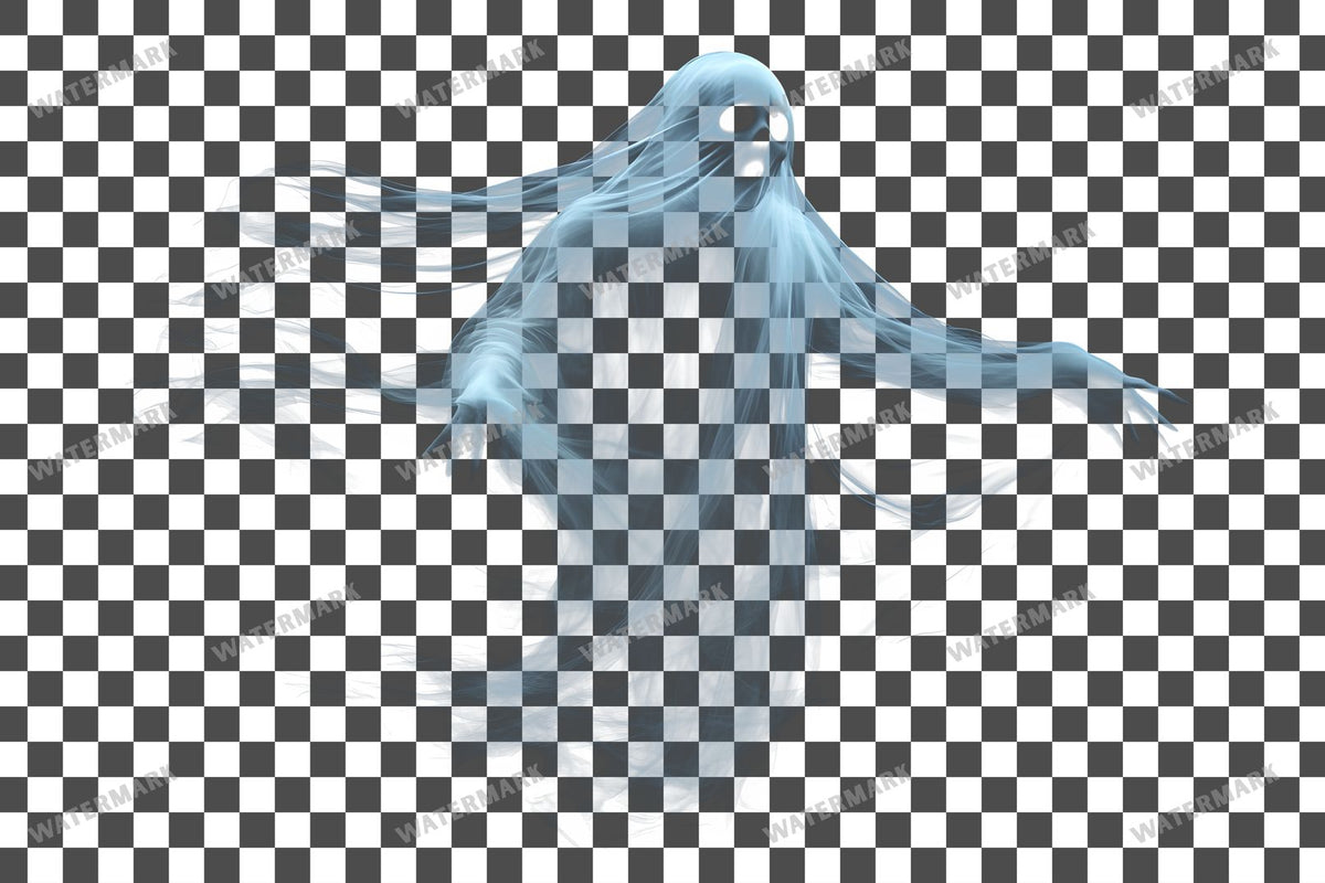 Ghostly Apparition Transparent Overlay Pngs