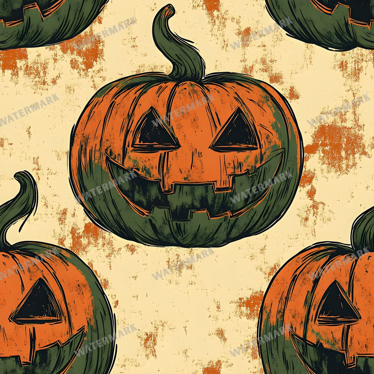 Halloween Seamless Pattern