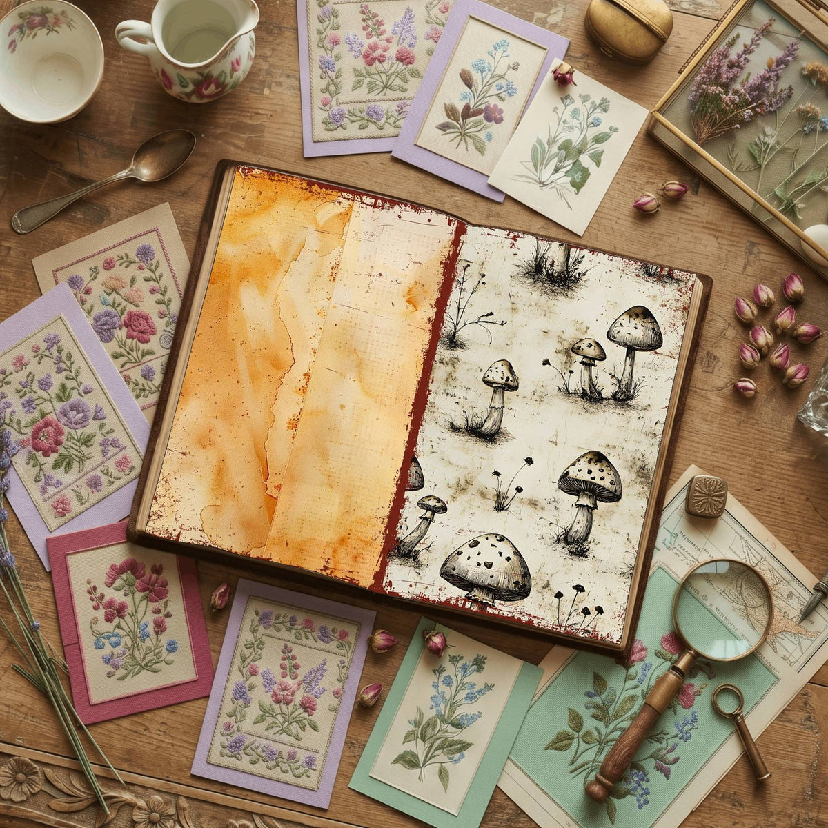 Mushroom Digital Papers