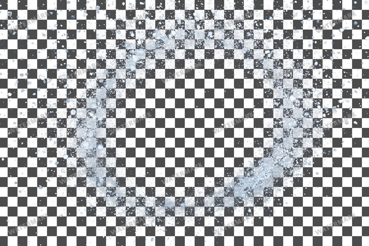 Snowflake Flurry Overlay Swirling Flakes