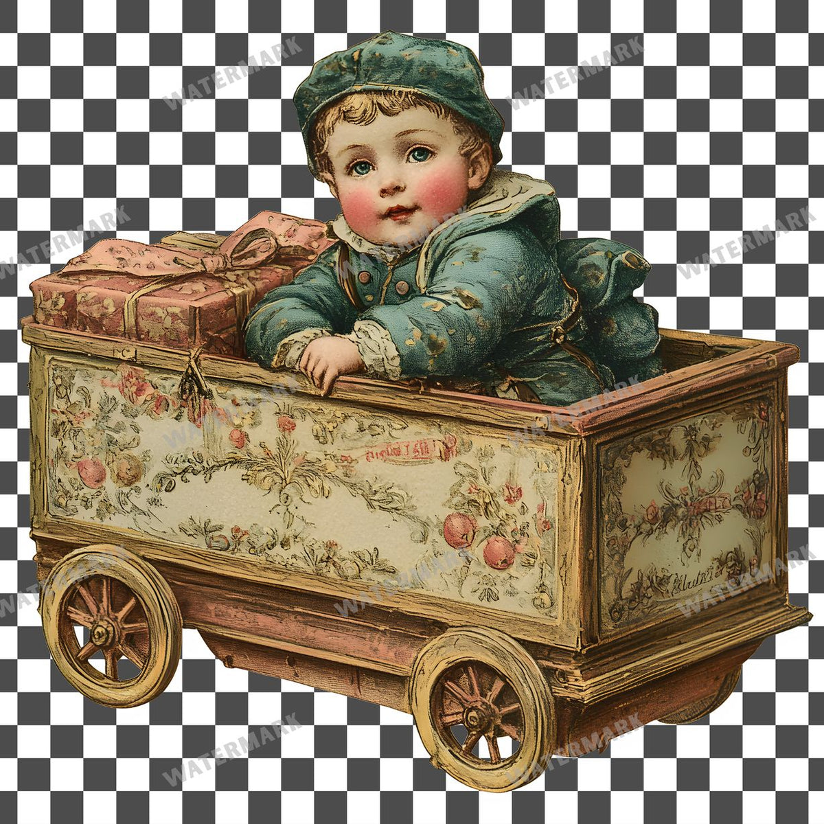 Toy Vintage Style Clipart Pngs