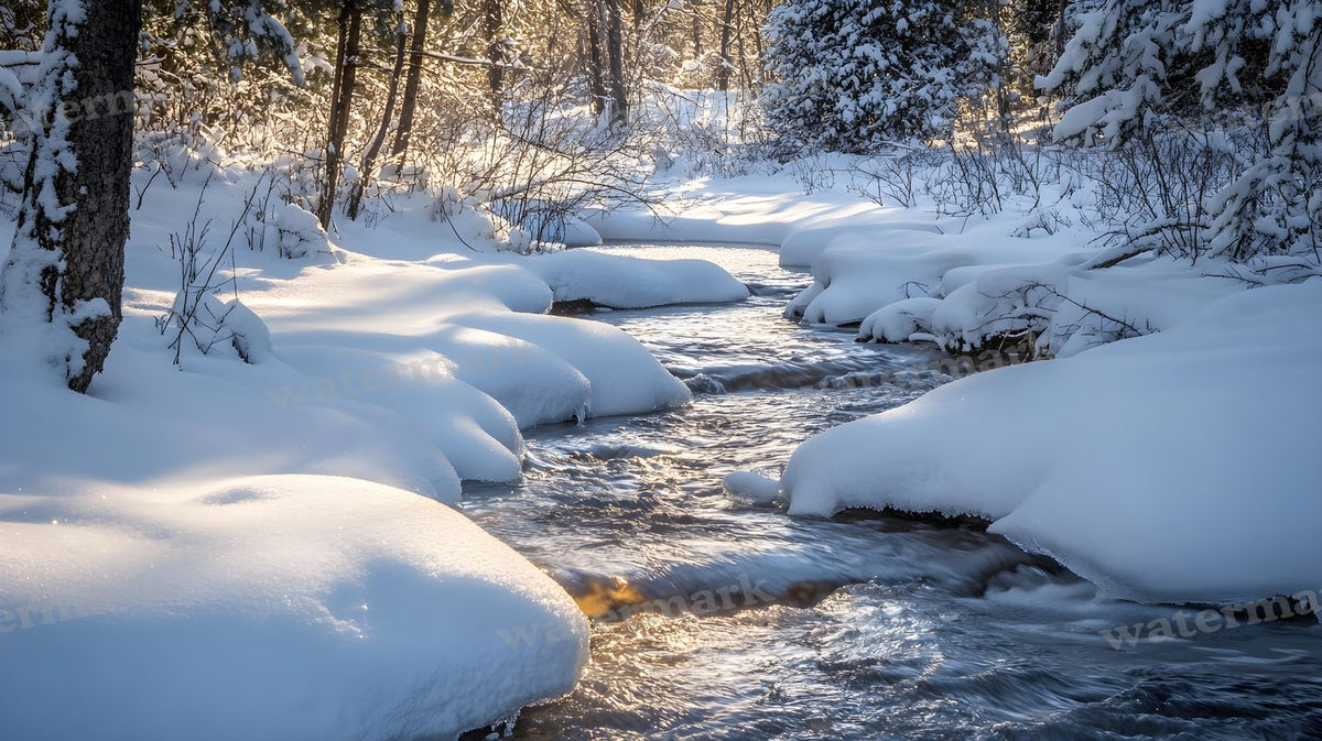 Winter Snow Backdrop Images