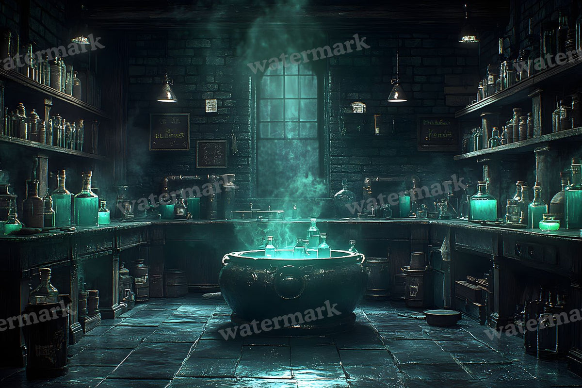 Witch Potion Room Backdrop Images