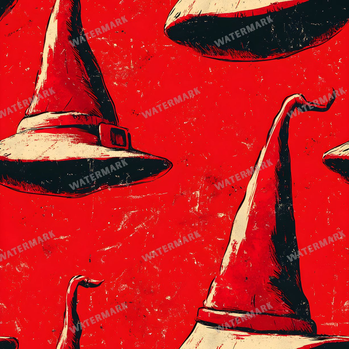 Witchcraft Seamless Pattern