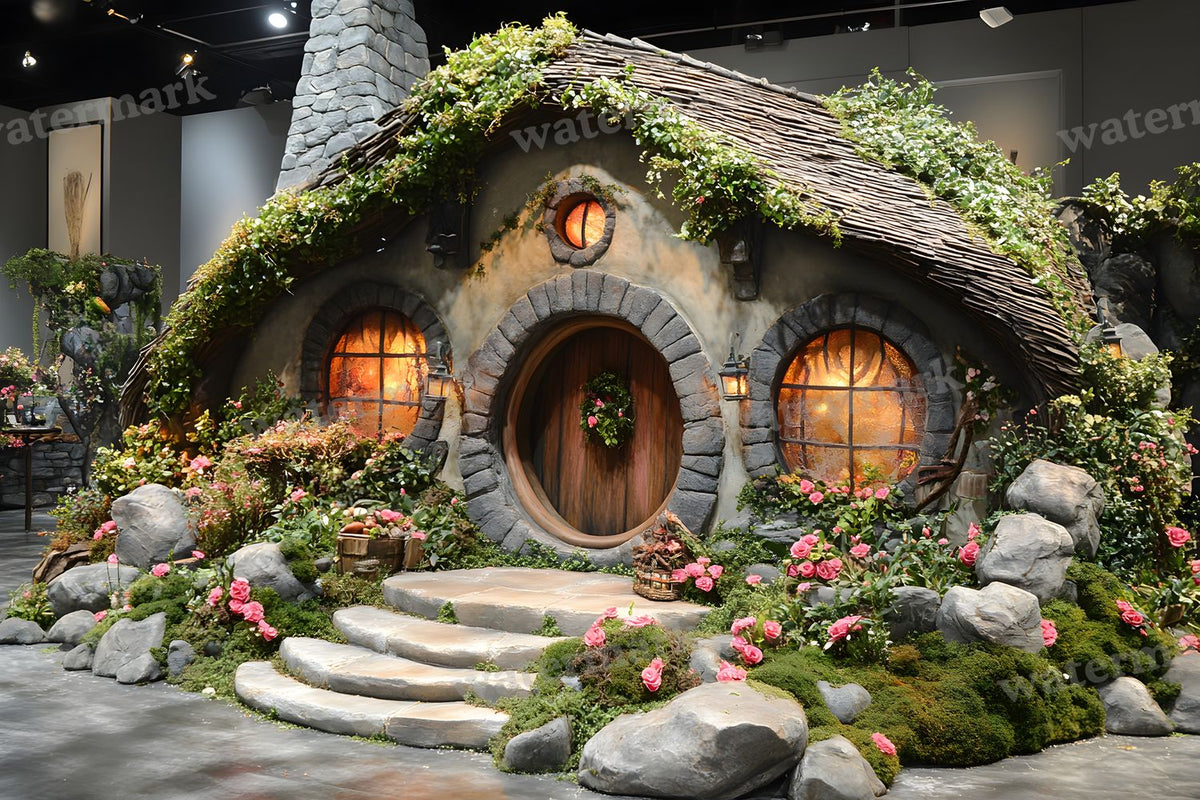 Witchs Hut Backdrop Images