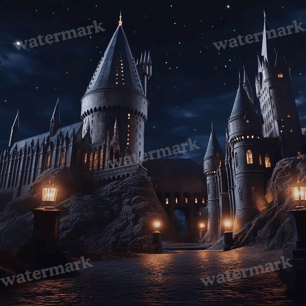 Wizarding School Movie Scene Backdrop Images