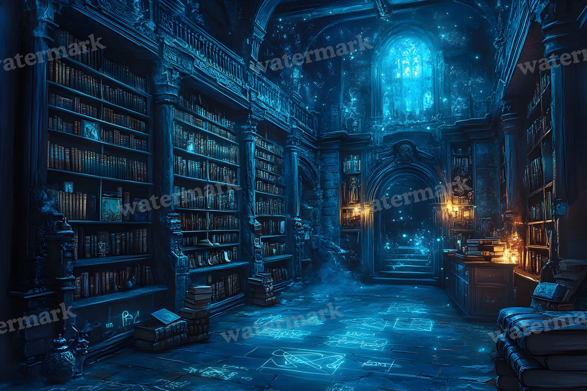 Wizards Library Backdrop Images