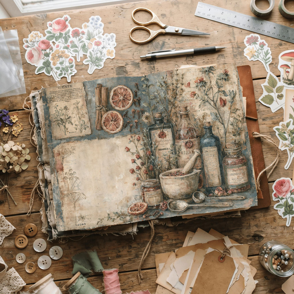 Ancient Spell Ingredients Journal Page