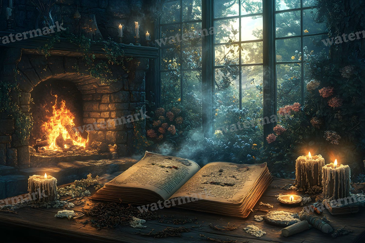 Ancient Witchgrimoire Backdrop Images