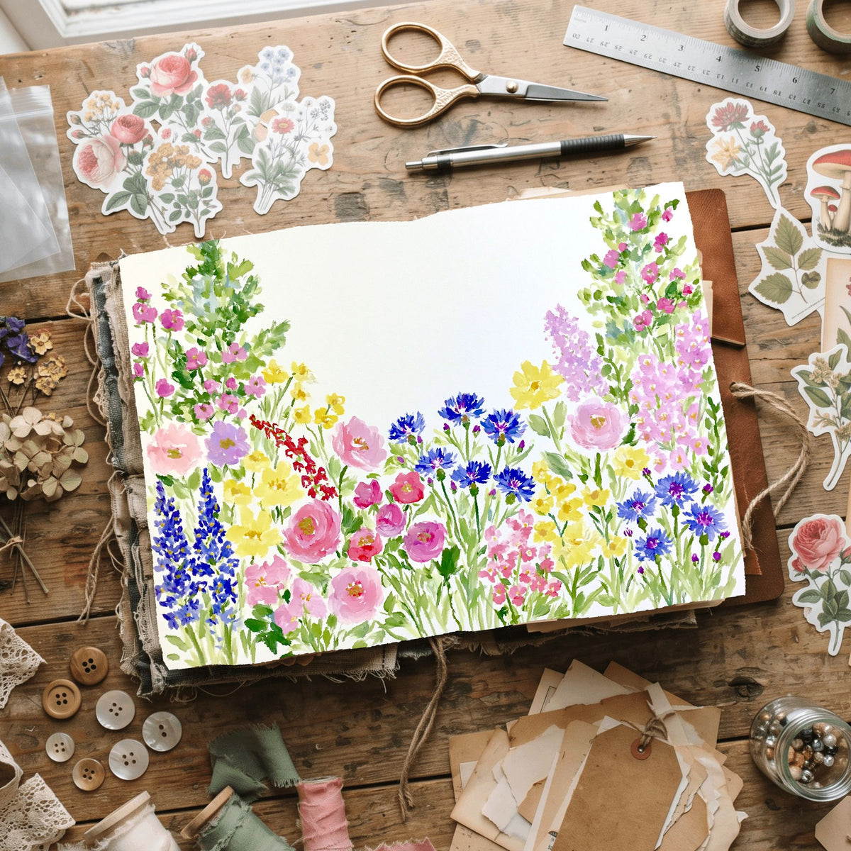 Soft Impressionist Landscape Painting