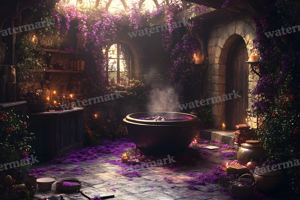Wicked Witch Garden Backdrop Images