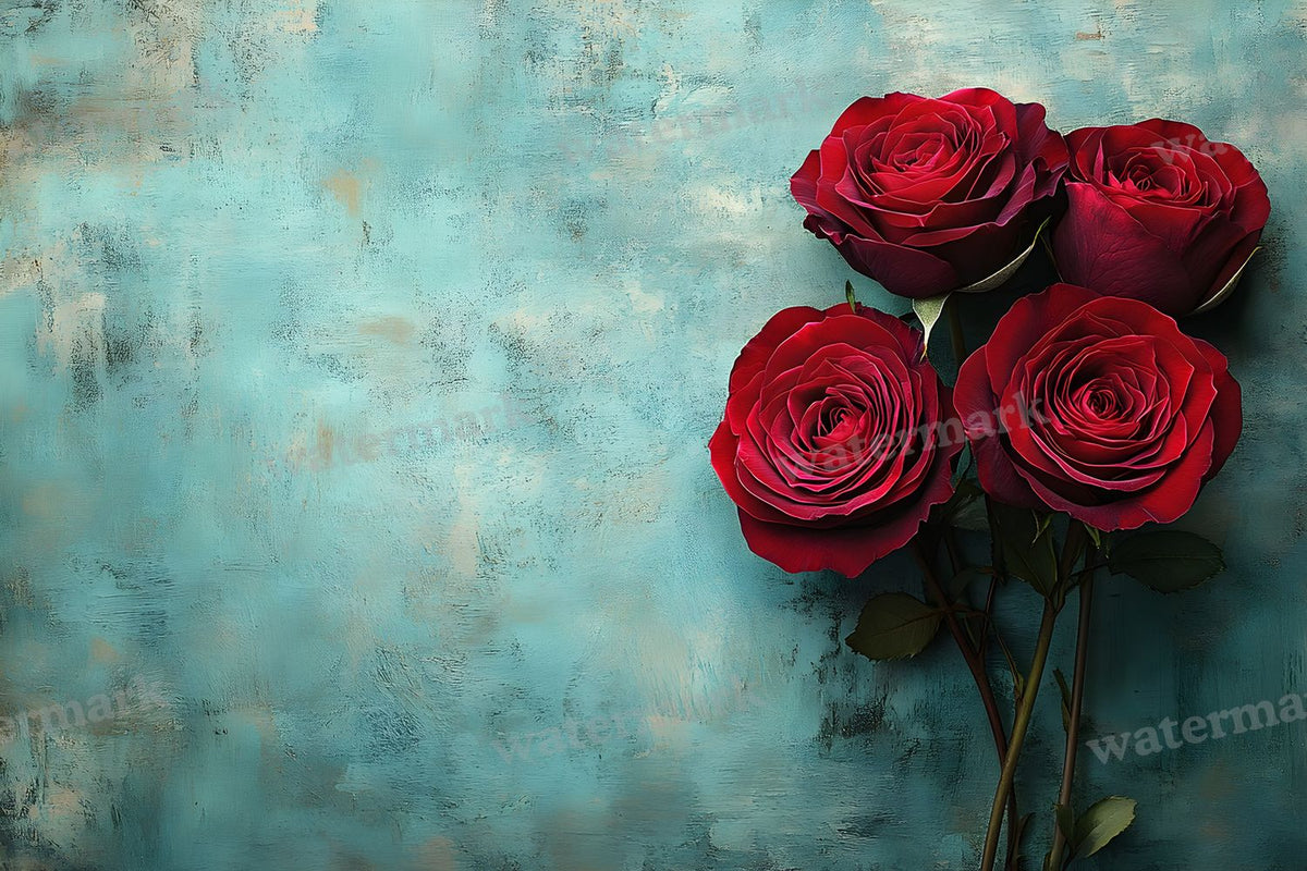Burgundy Rose Arrangement Backdrop Images