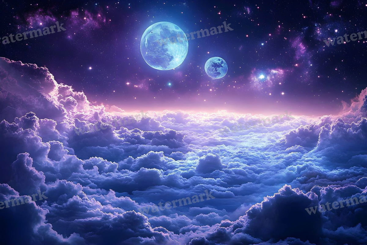 Celestial Glow Scene digital photo backdrop for photo editing, preview 32