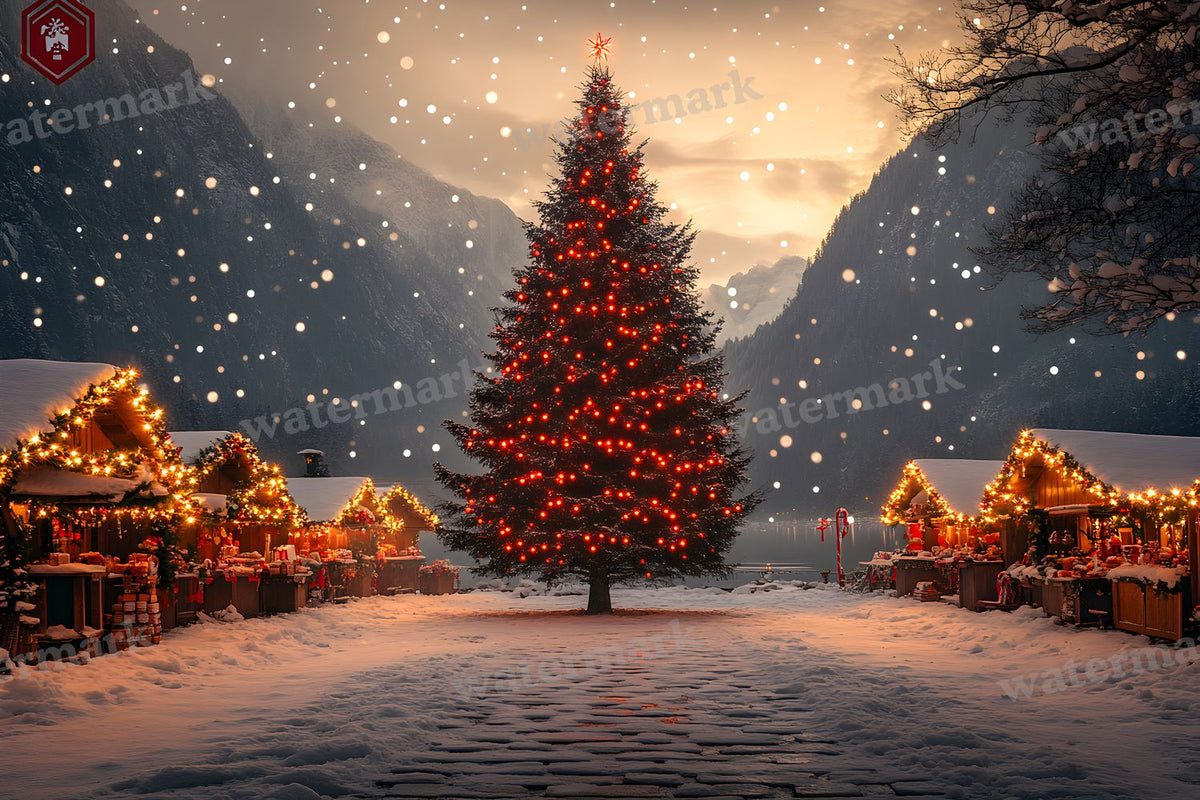 Classic Christmas Backdrop Images