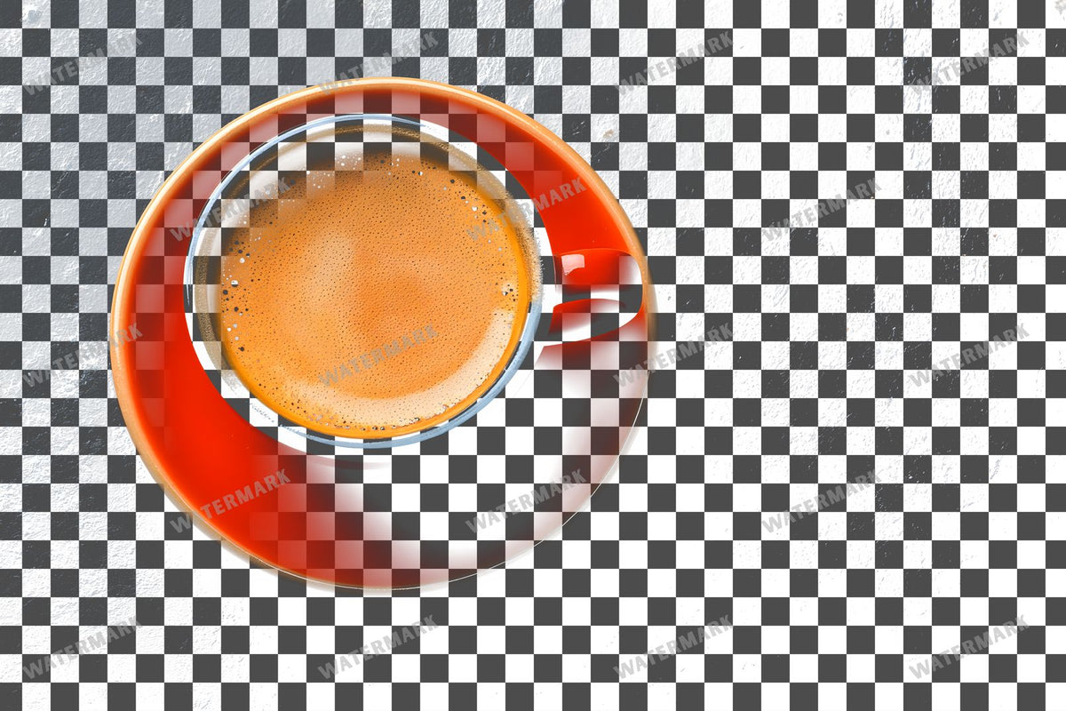 Coffee Cup PNG overlay on a transparent checkered background, preview 33