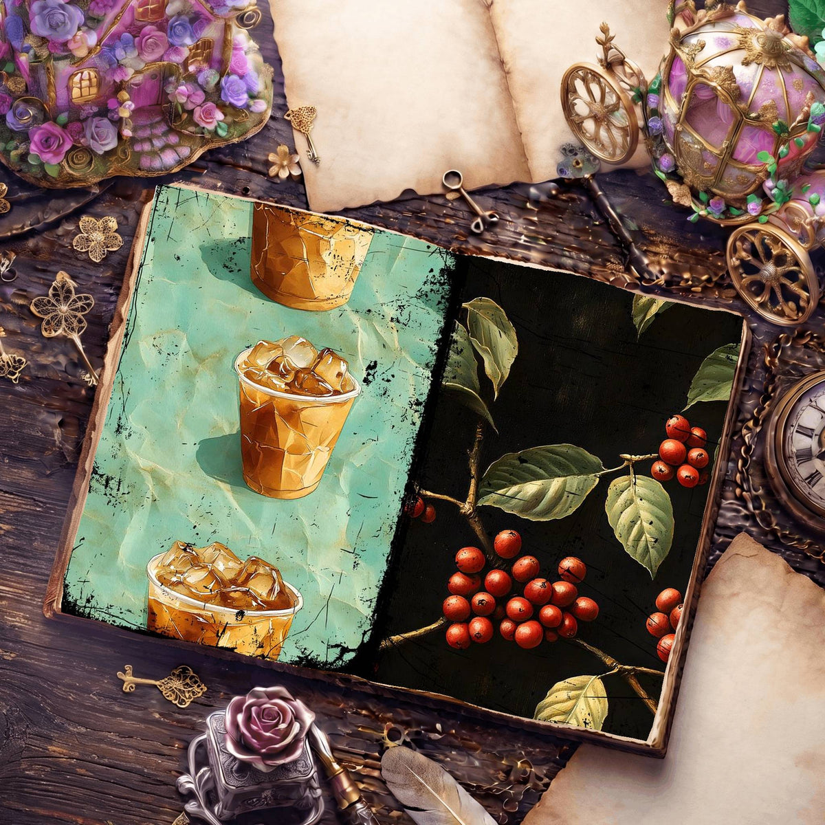 Coffee Digital Papers
