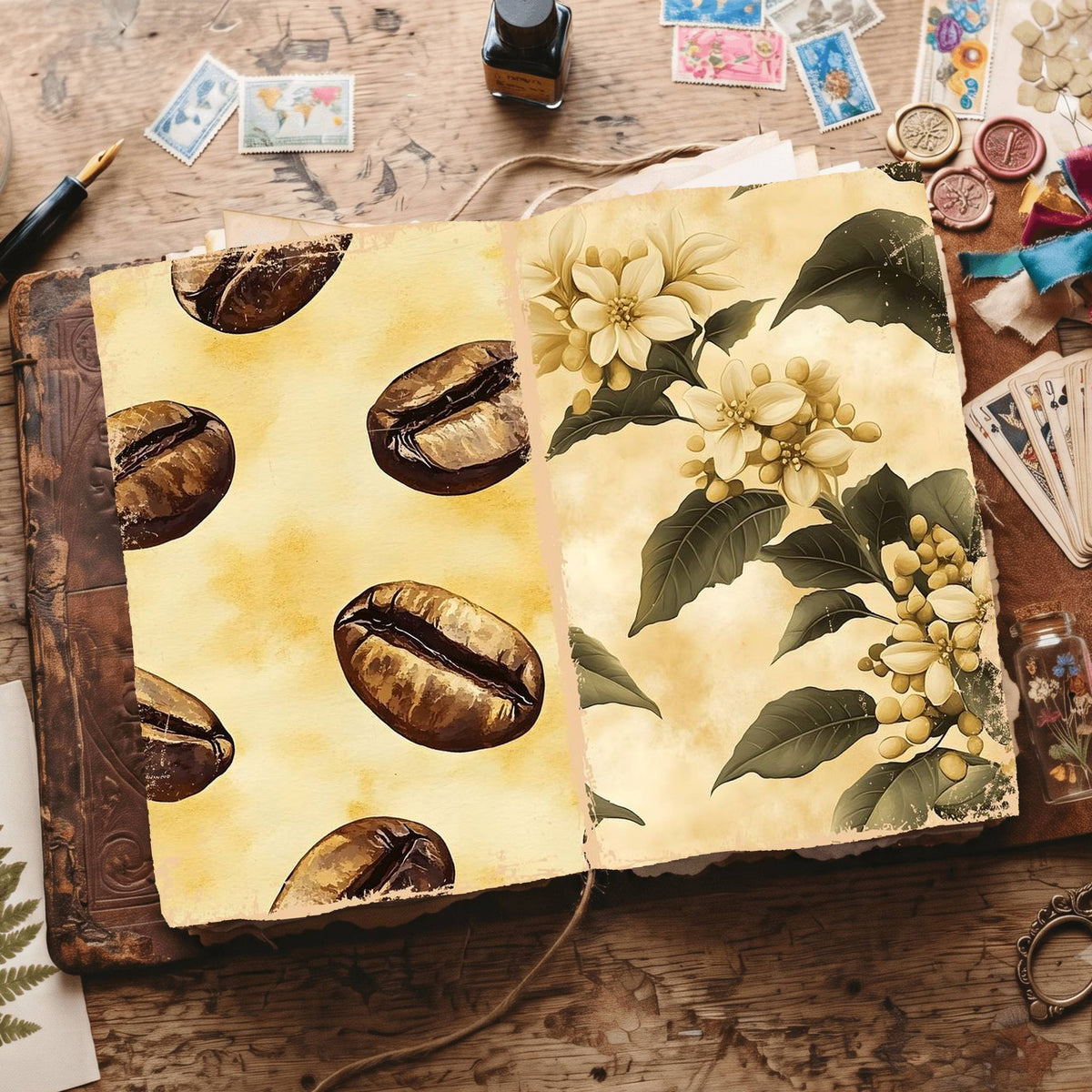 Coffee Digital Papers