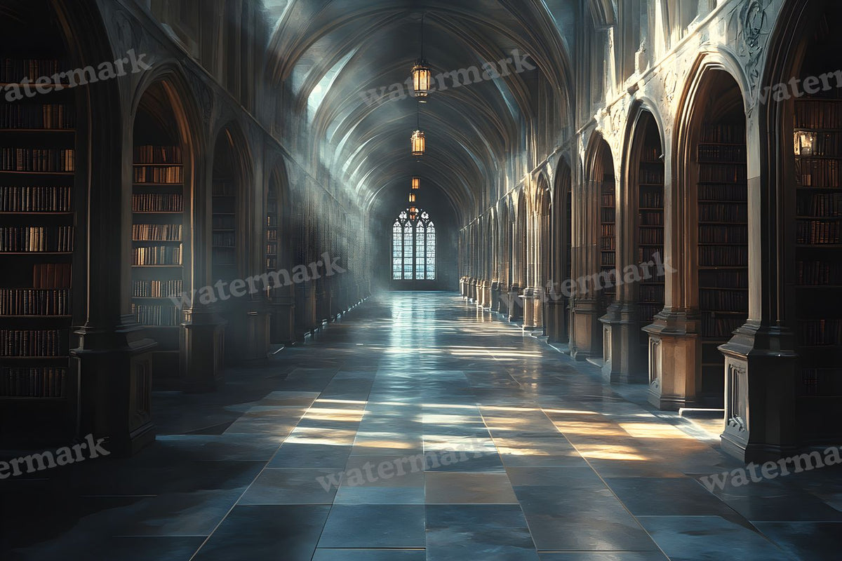 Dark Academia Study Backdrop Images
