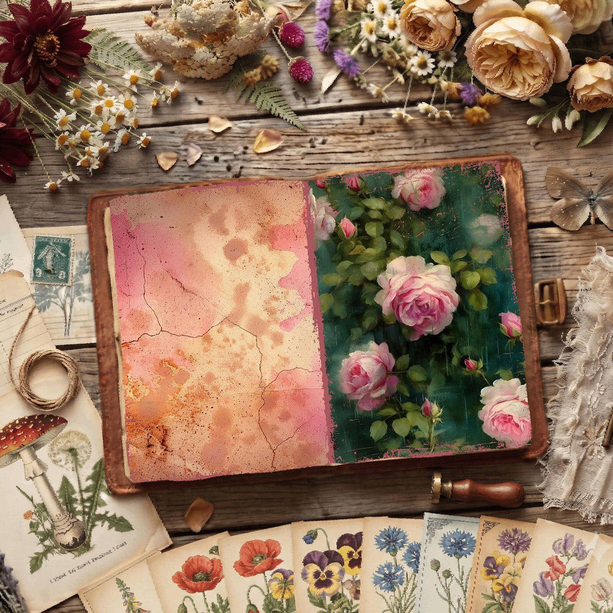 Floral Digital Papers