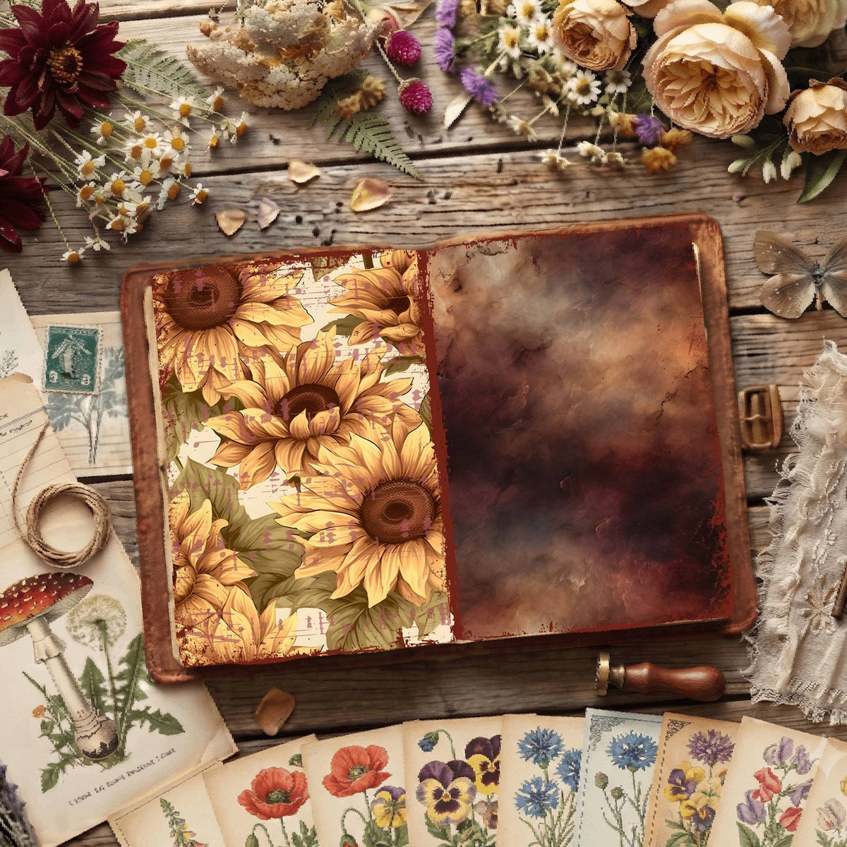 Floral Digital Papers