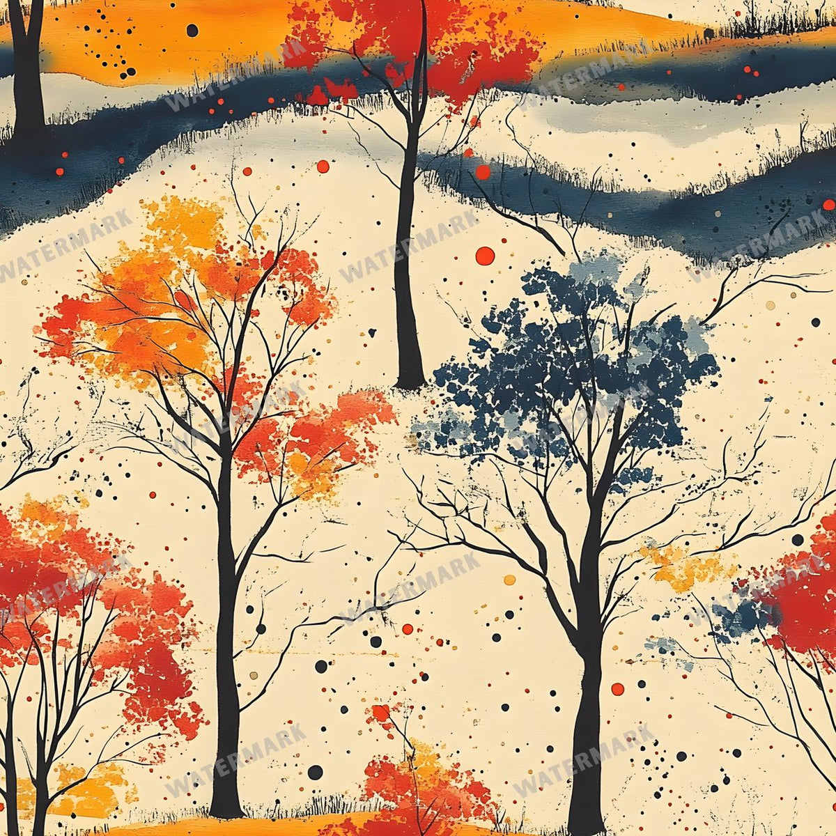 Forest Seamless Pattern