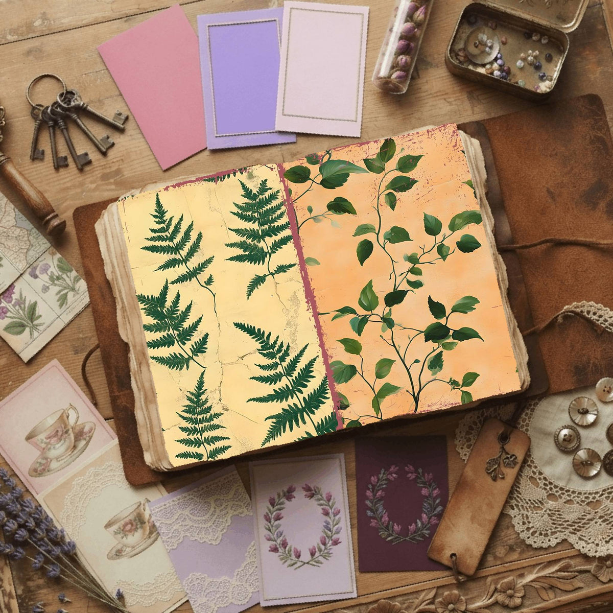 Leafy Digital Papers
