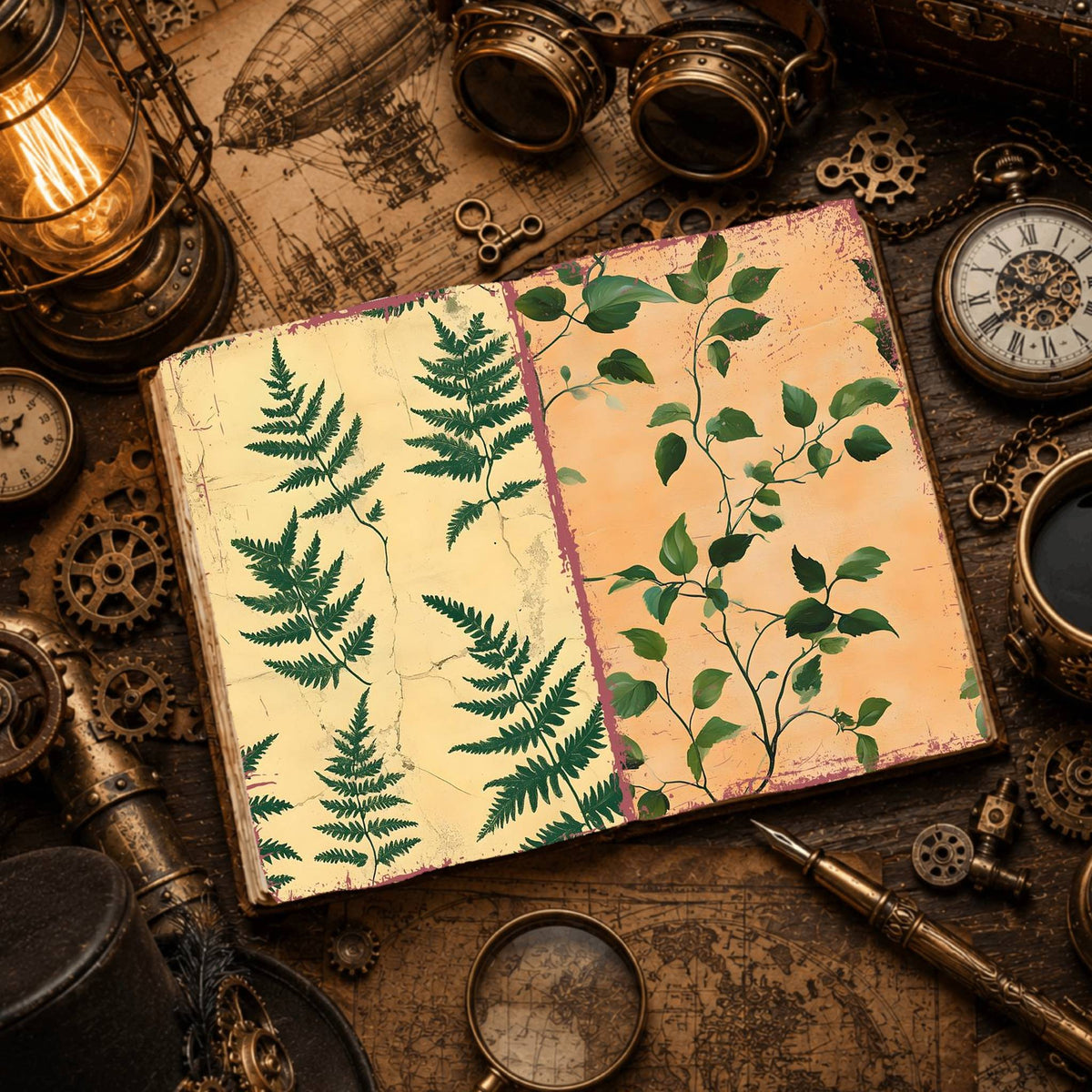 Leafy Digital Papers