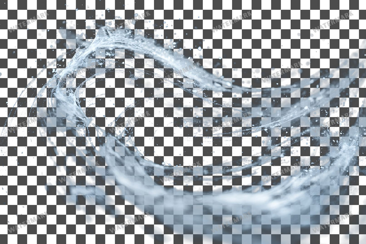 Snowflake Flurry Overlay Swirling Flakes