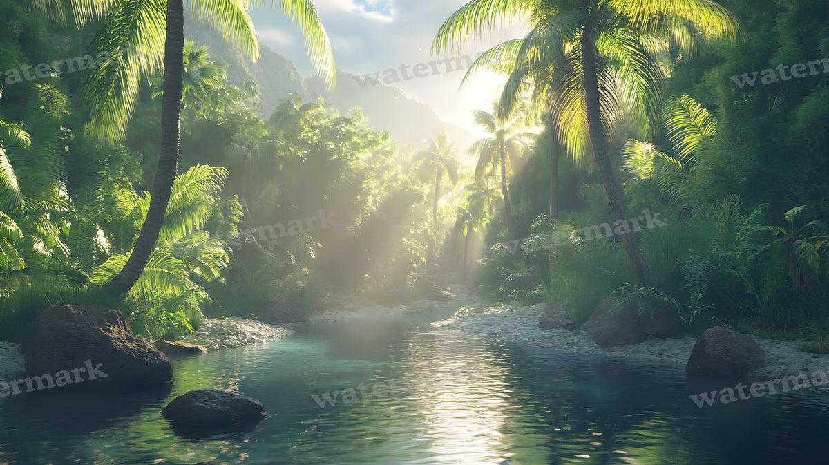 Tropical Forest Backdrop Images