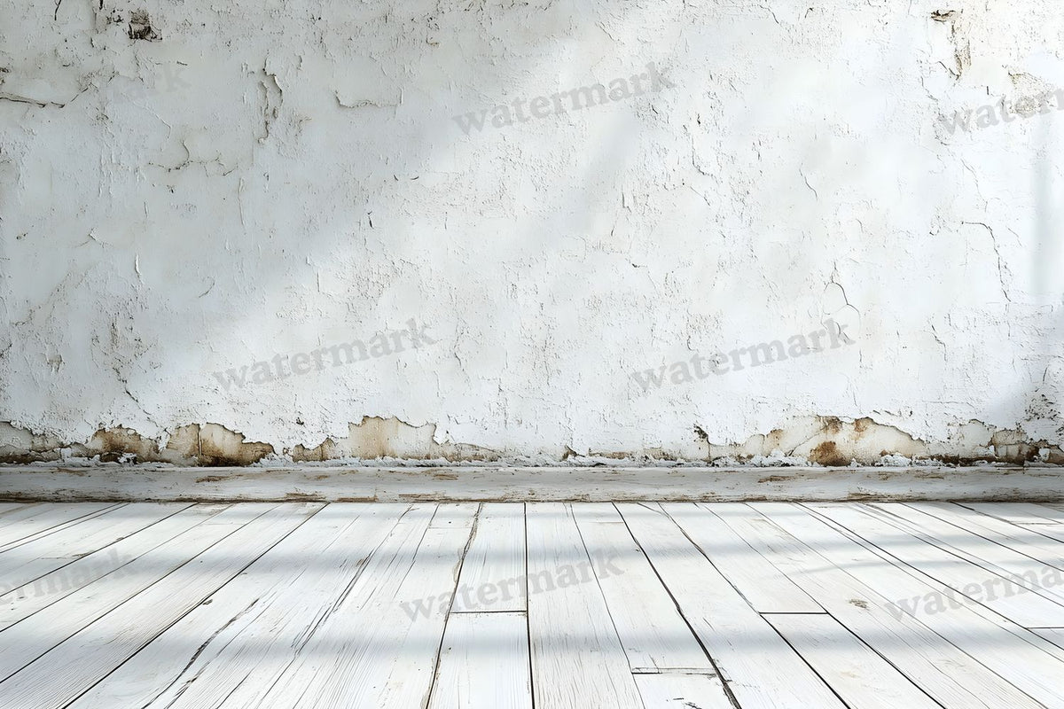 Vintage Textured Wall Ivory White digital photo backdrop for photo editing, preview 32