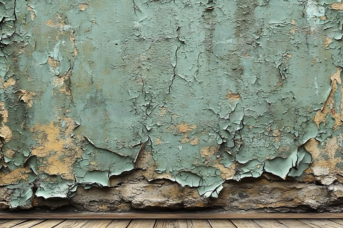 Vintage Textured Wall Muted Olive digital photo backdrop for photo editing, preview 32