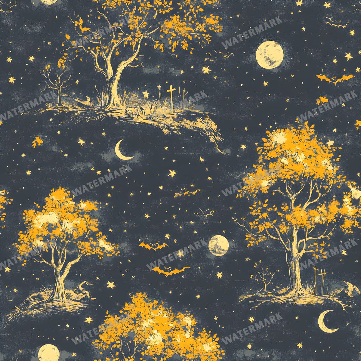 Witchcraft Seamless Pattern