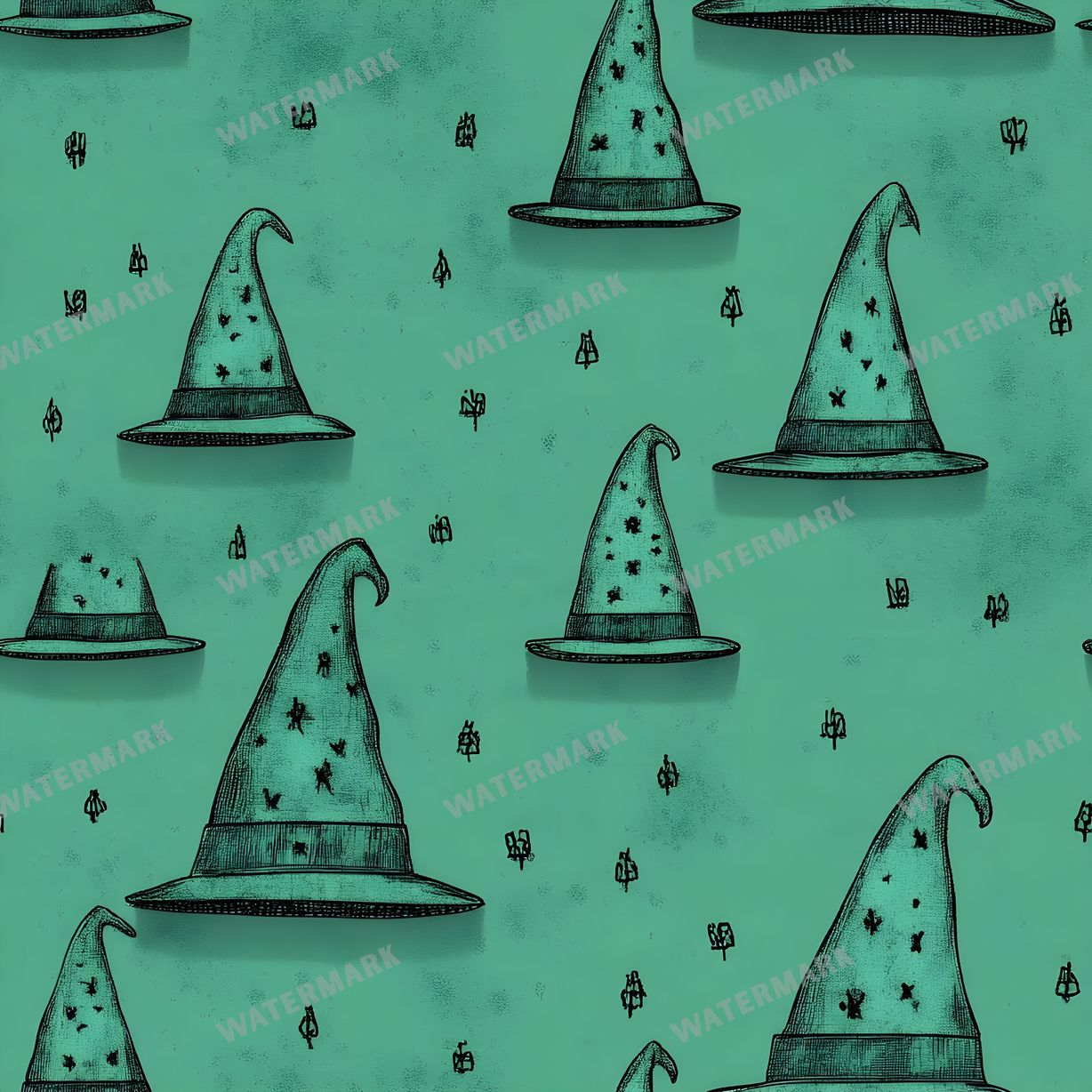 Witchcraft Seamless Pattern
