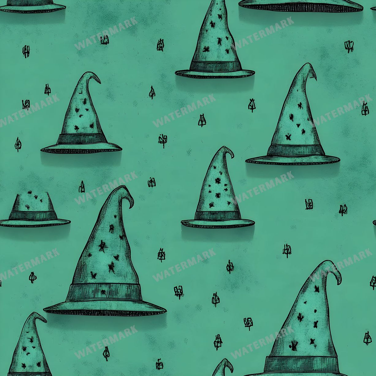 Witchcraft Seamless Pattern