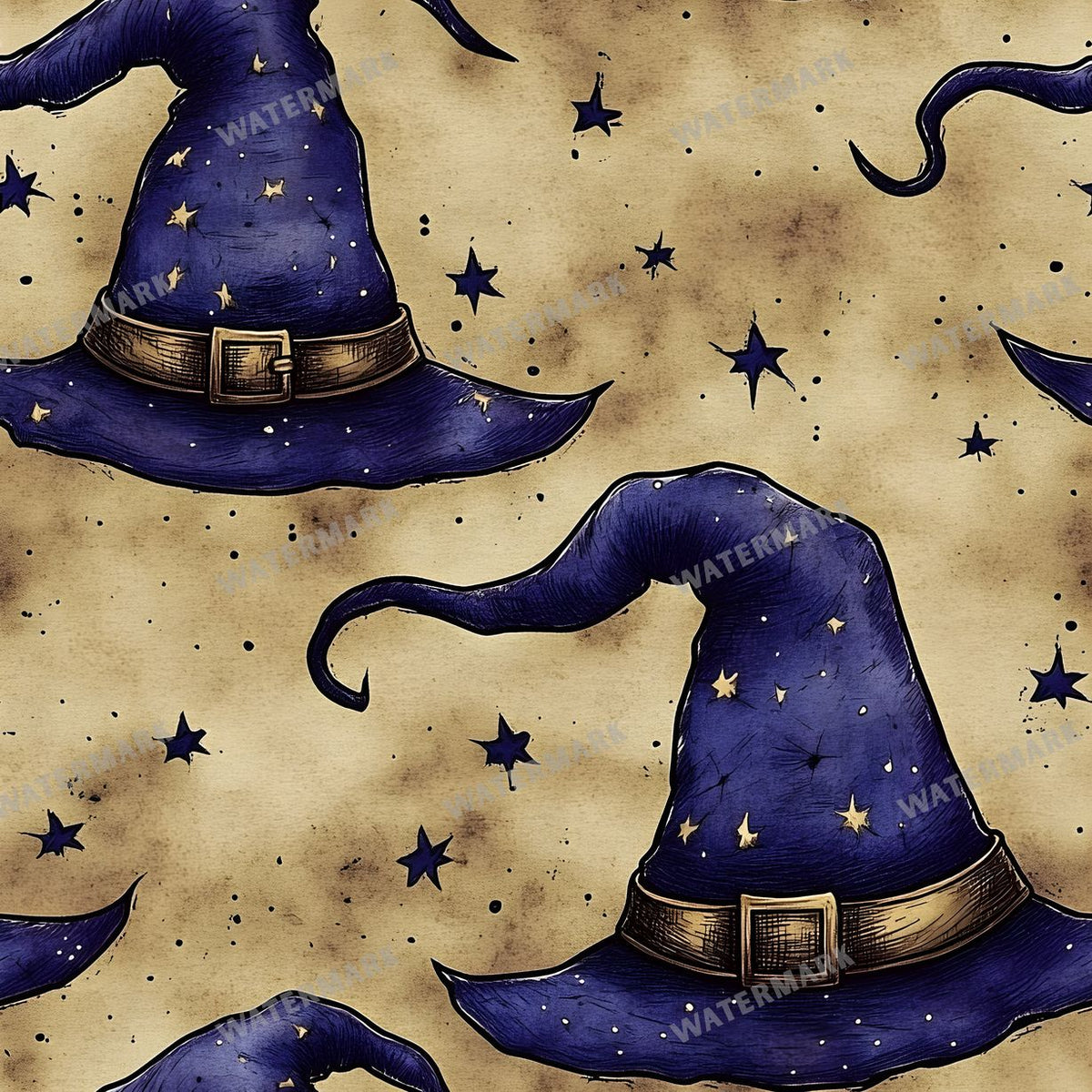 Witchcraft Seamless Pattern