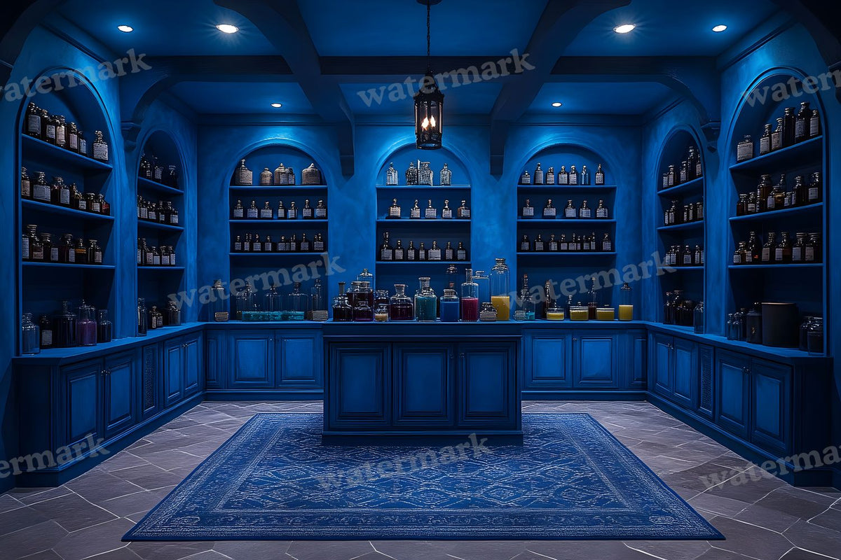 Witchs Apothecaryblue Backdrop Images