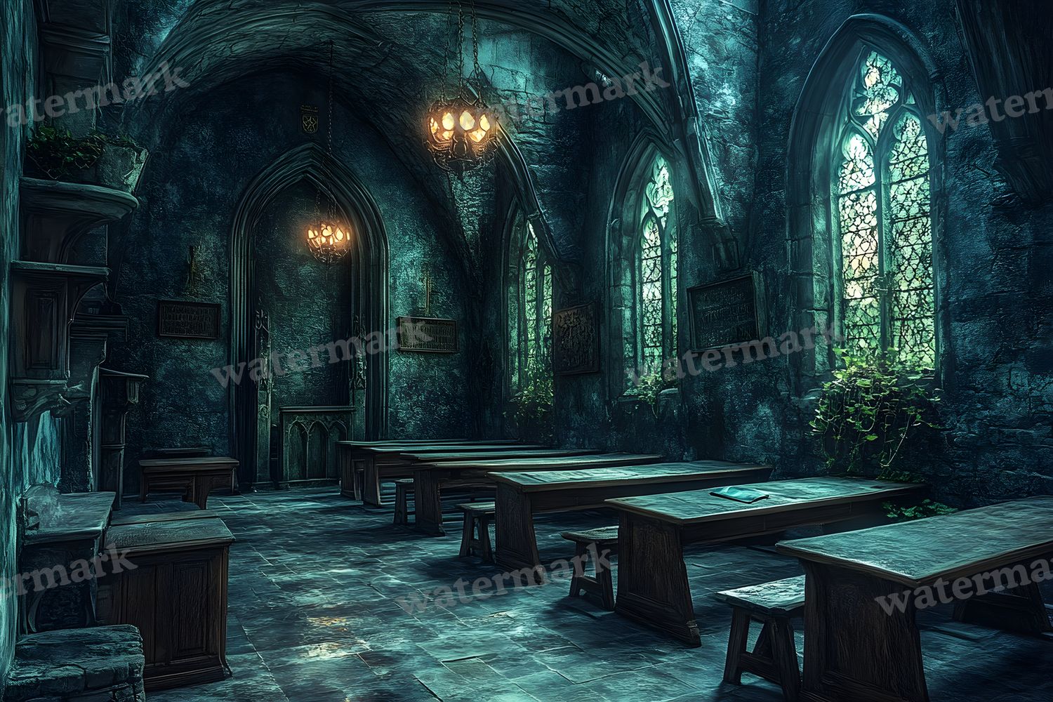Wizarding Classroom Backdrop Images