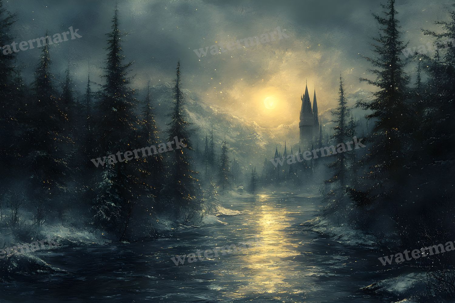Wizarding School Backdrop Images