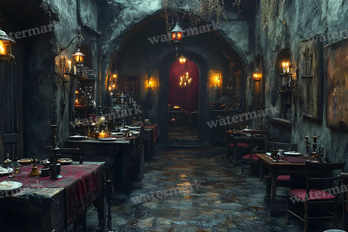 Alchemist Corner Study Backdrop Images