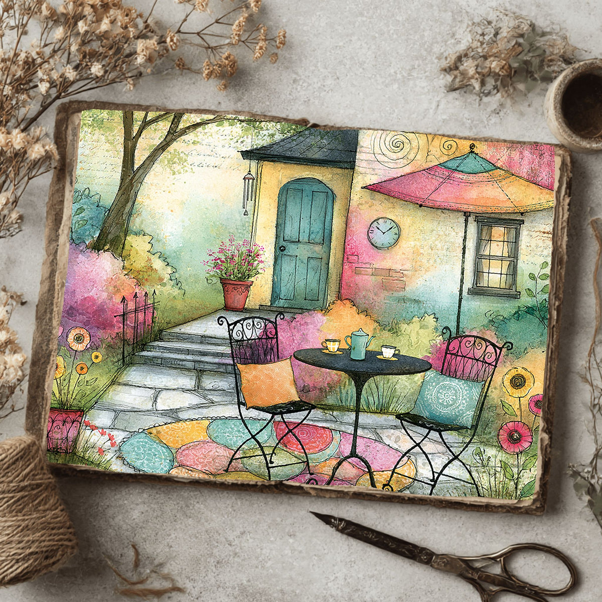 Romantic Garden Scene