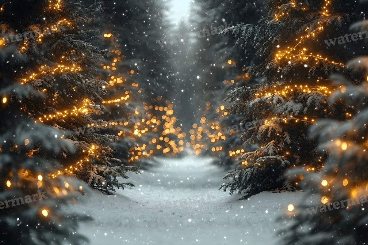 Snowy Forest Backdrop Images