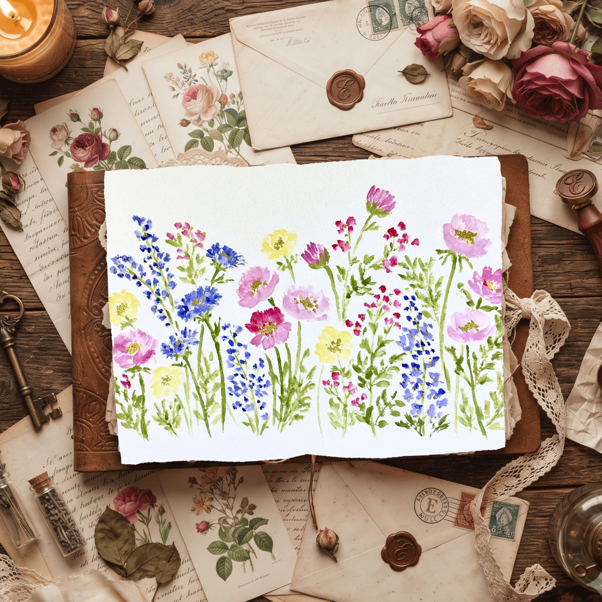 Soft Impressionist Landscape Painting