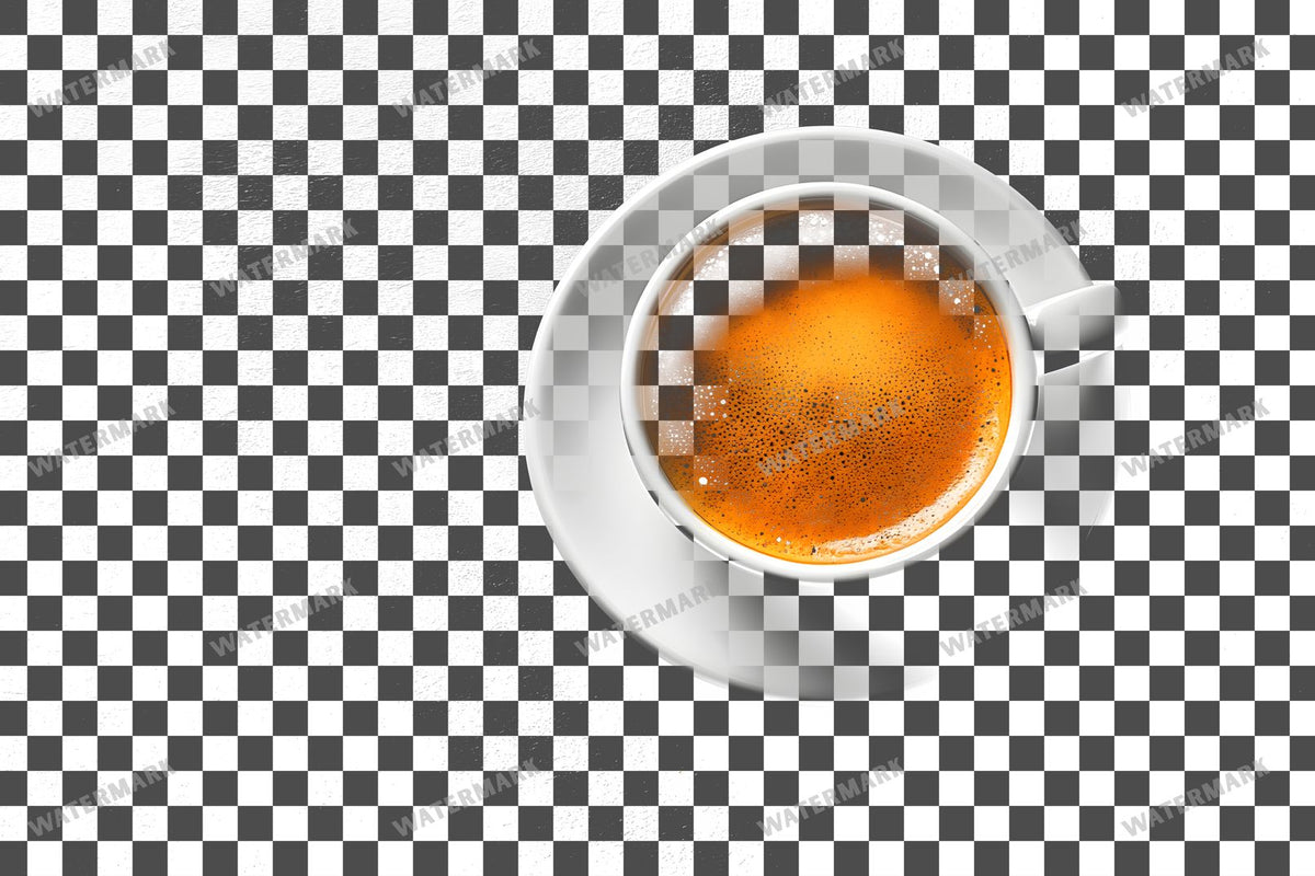 Coffee Cup PNG overlay on a transparent checkered background, preview 34