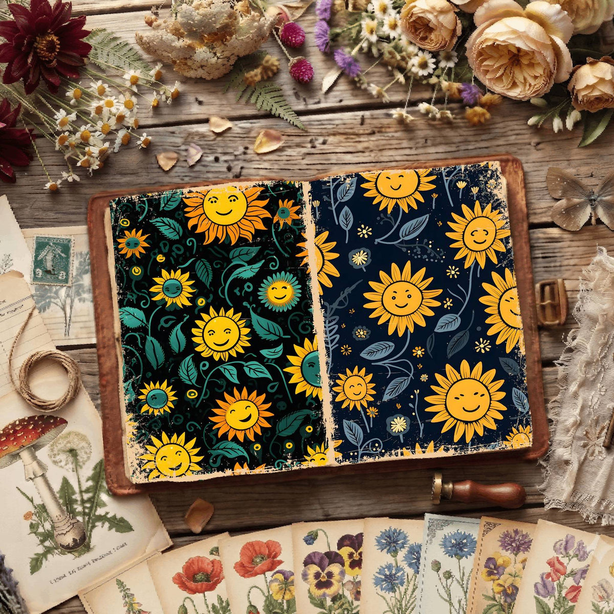Floral Digital Papers