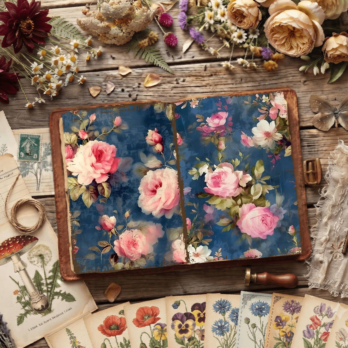 Floral Digital Papers