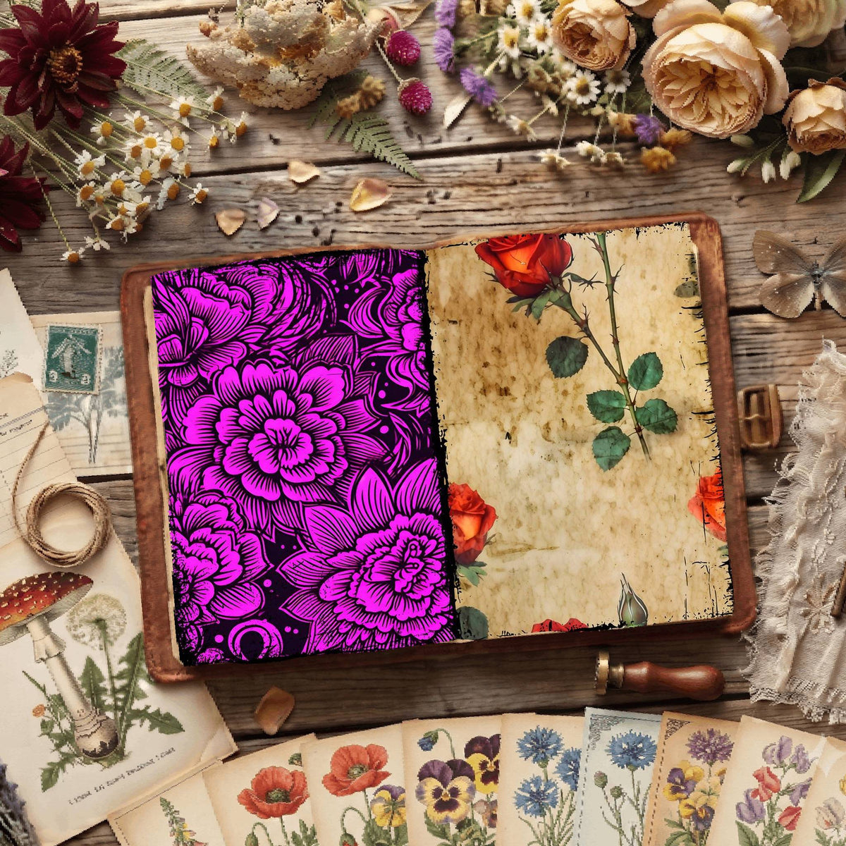 Floral Digital Papers